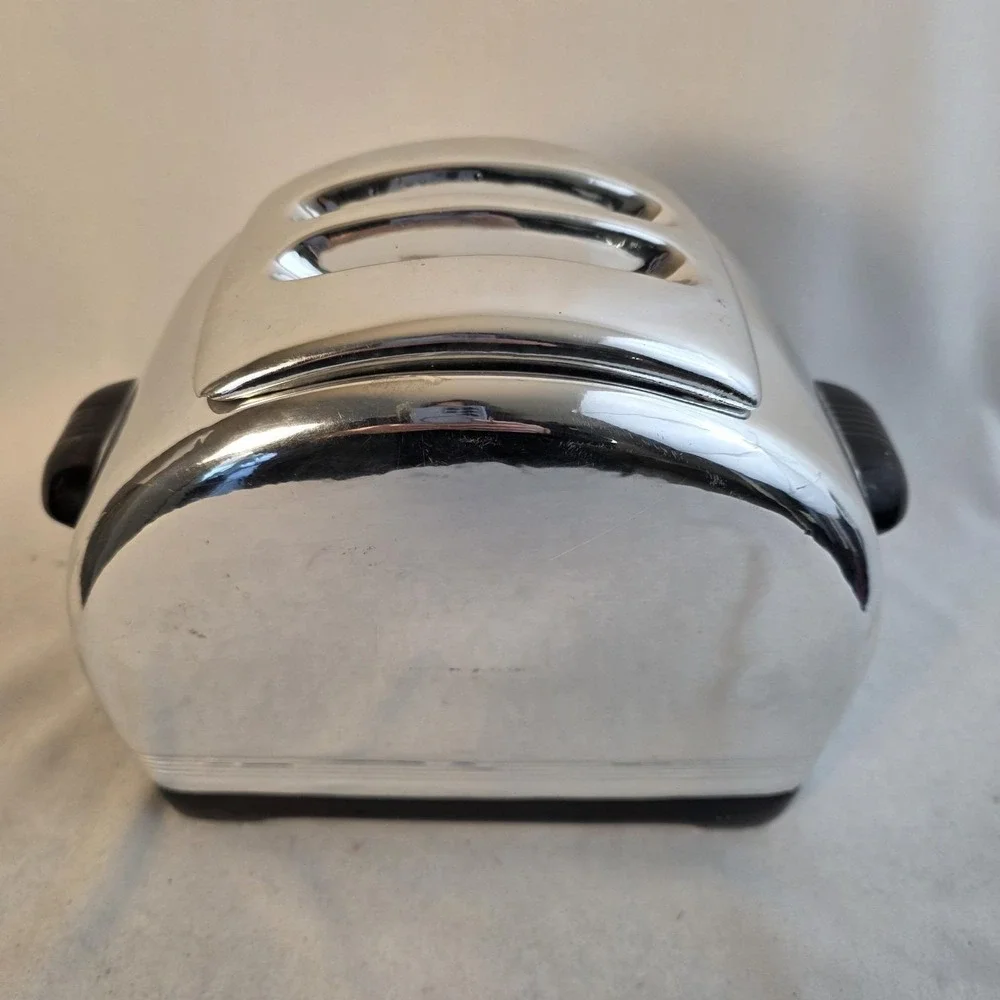 Treasure Craft RARE HTF Art Deco Silver Toaster Cookie Jar. Brave Little Toaster